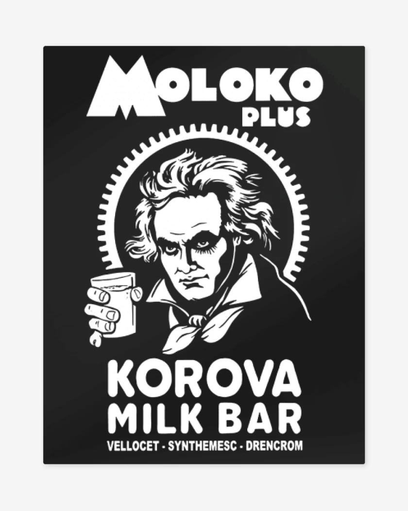 Print metalico Negro de Moloko plus