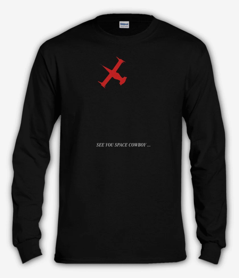 Polera manga larga Negro de See you space cowboy...