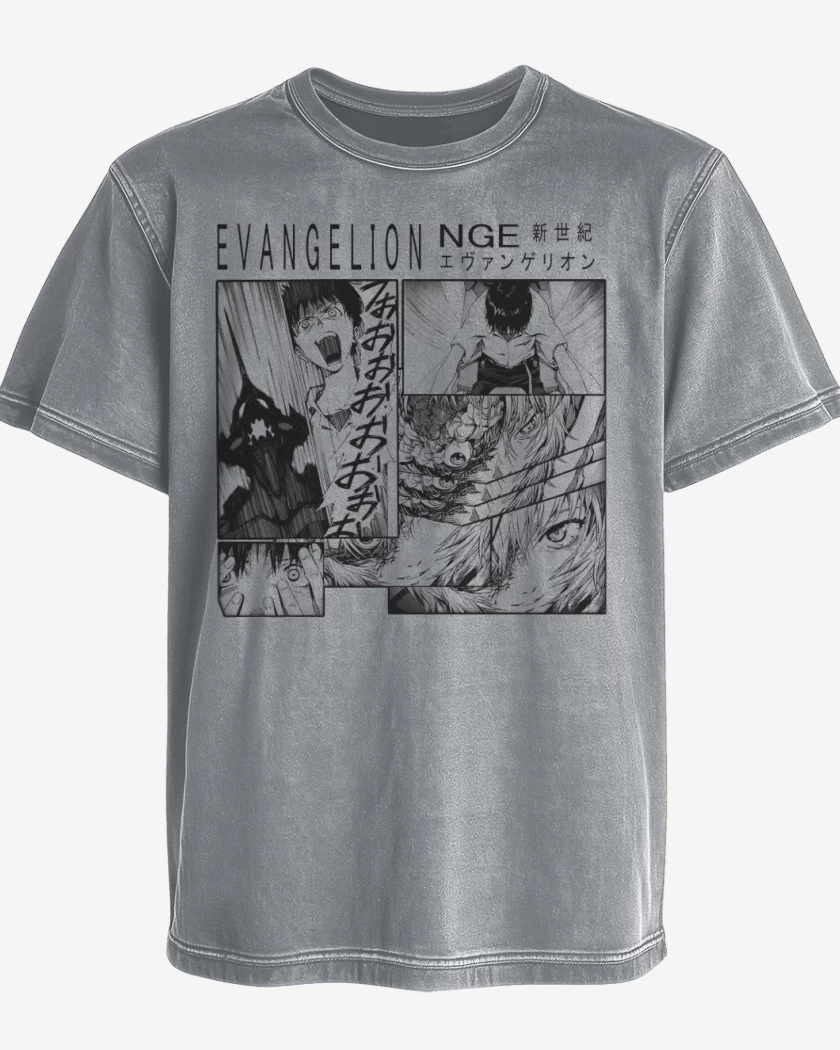 Polera desgastada Shinji Piloteando