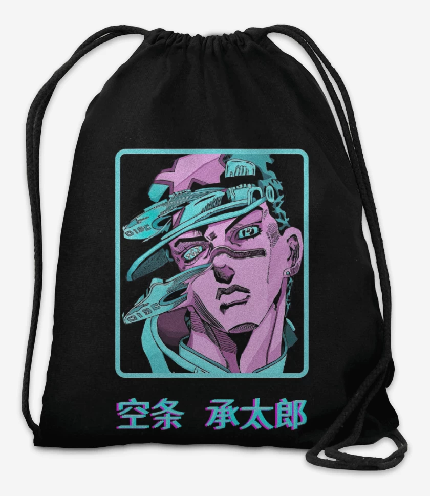 Mochila Negro de Jotaro