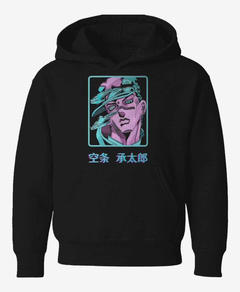 Poleron de niño Negro de Jotaro