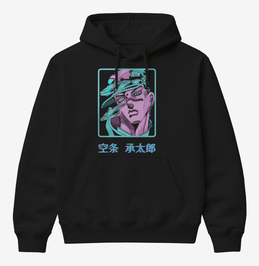 Poleron Canguro básico Negro de Jotaro
