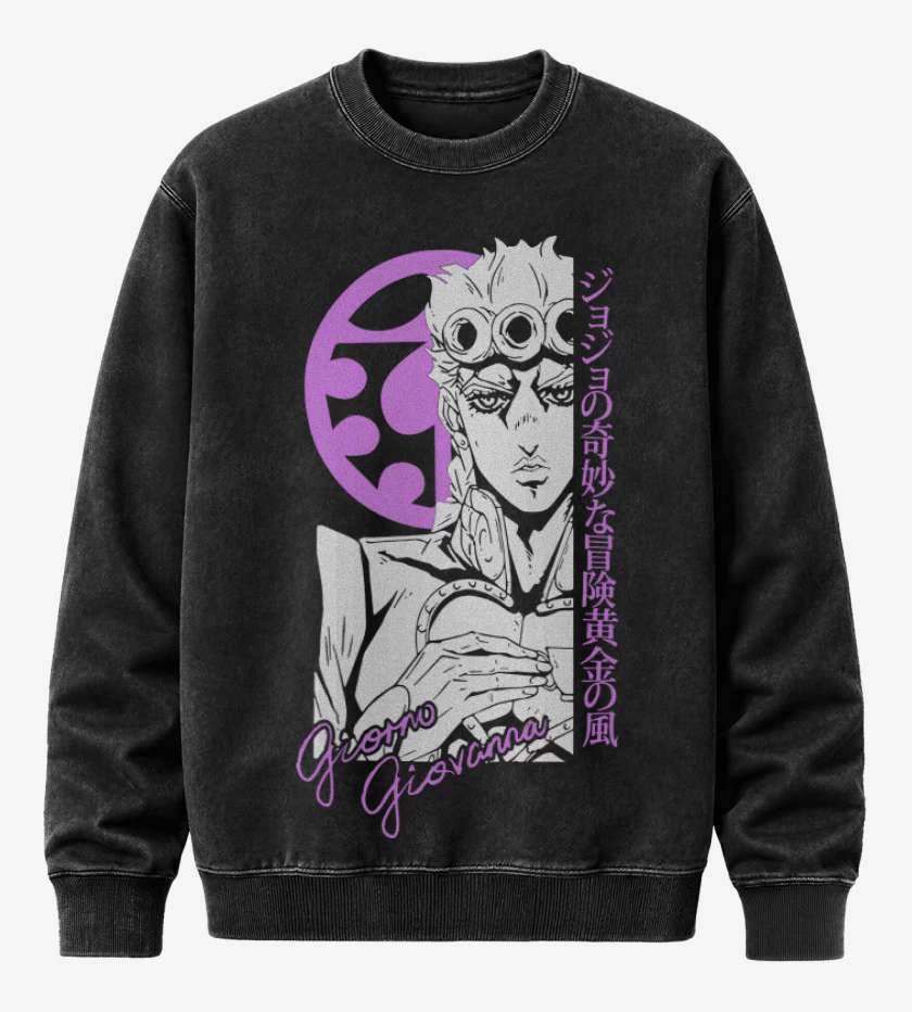 Poleron Polo Acid Wash Giorno Giovanna