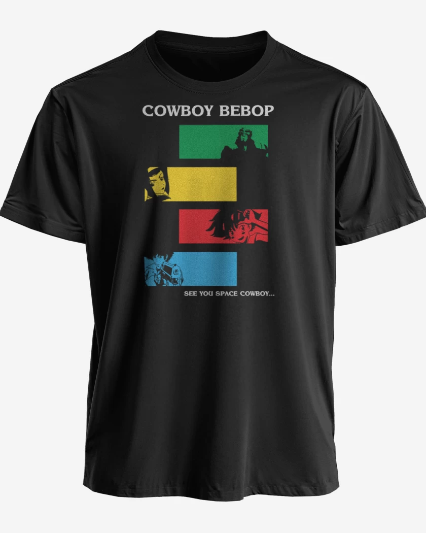 Polera premium Negro de Cowboy bebop 3