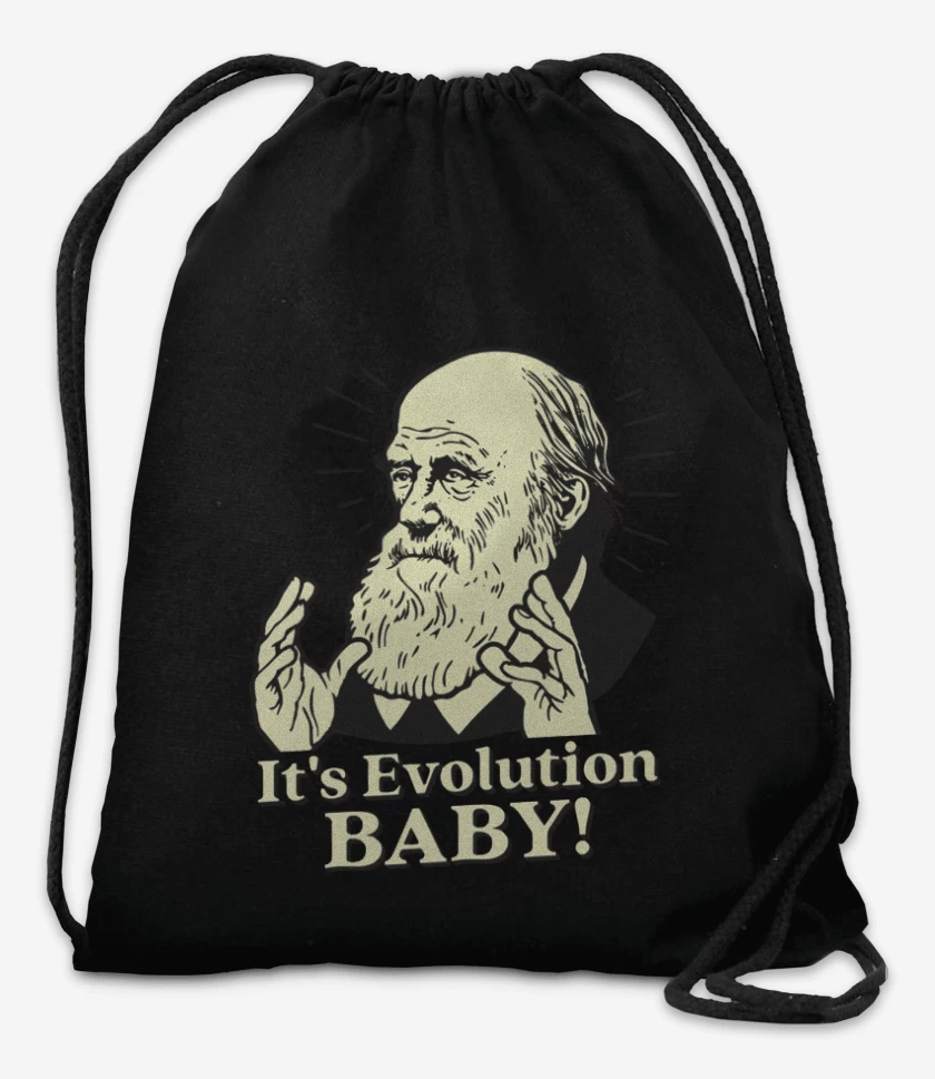 Mochila Negro de Its evolution baby