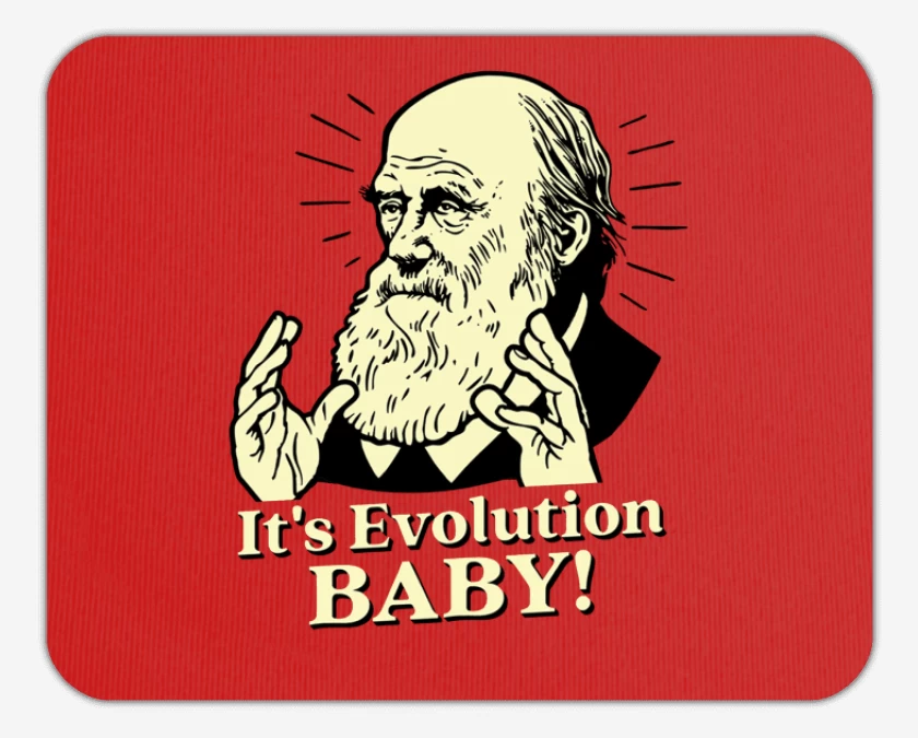 Mousepad Its evolution baby