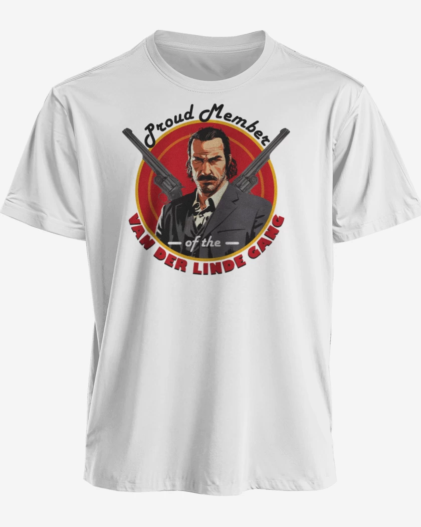 Polera premium Blanco de Van der Linde gang