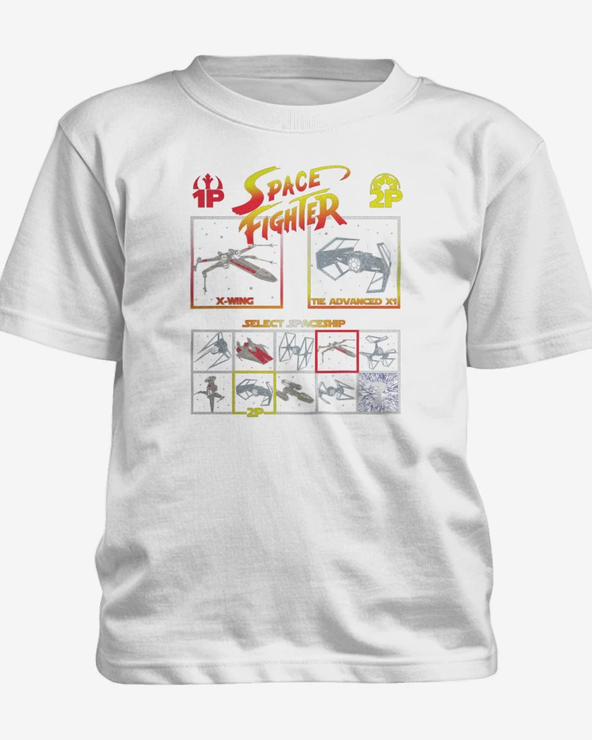 Polera de niño Blanco de Space fighter