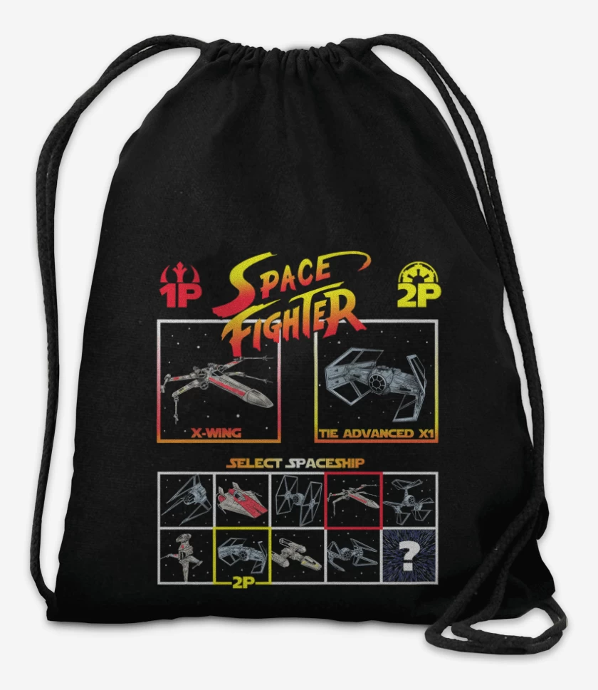 Mochila Negro de Space fighter