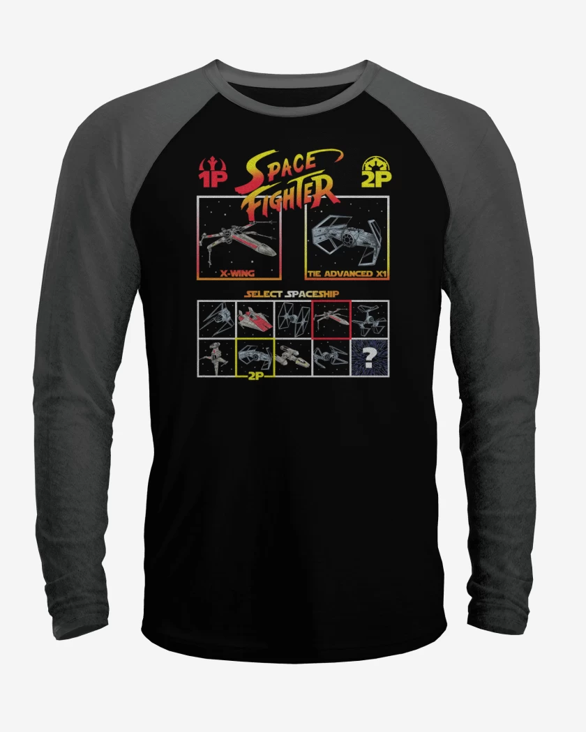 Polera Raglan Space fighter