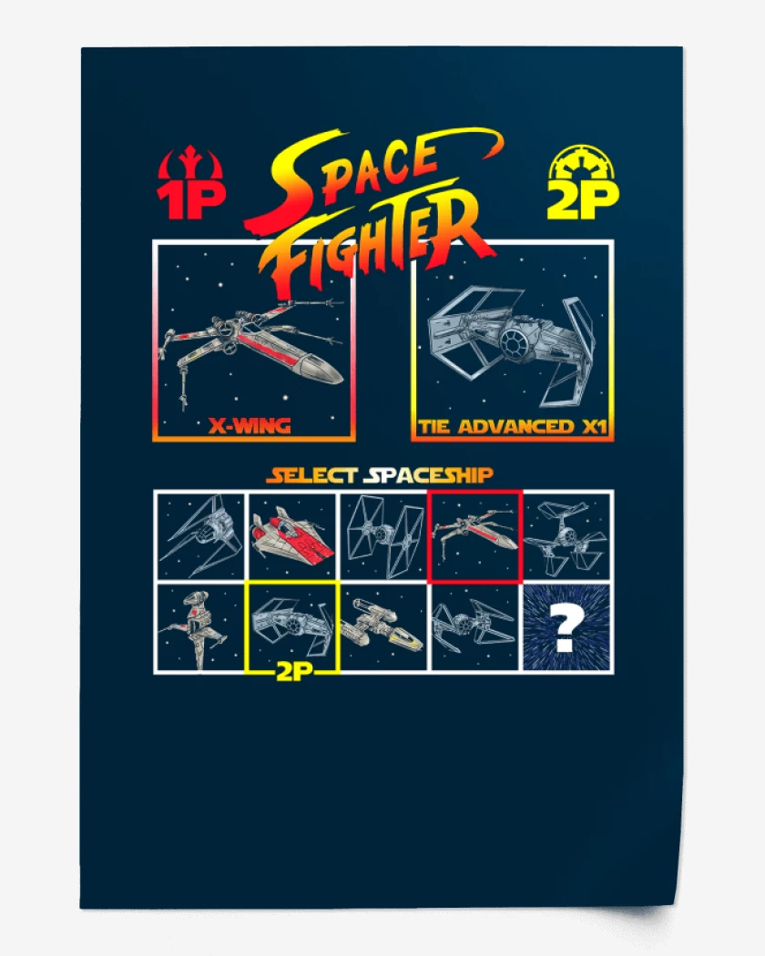 Print Space fighter