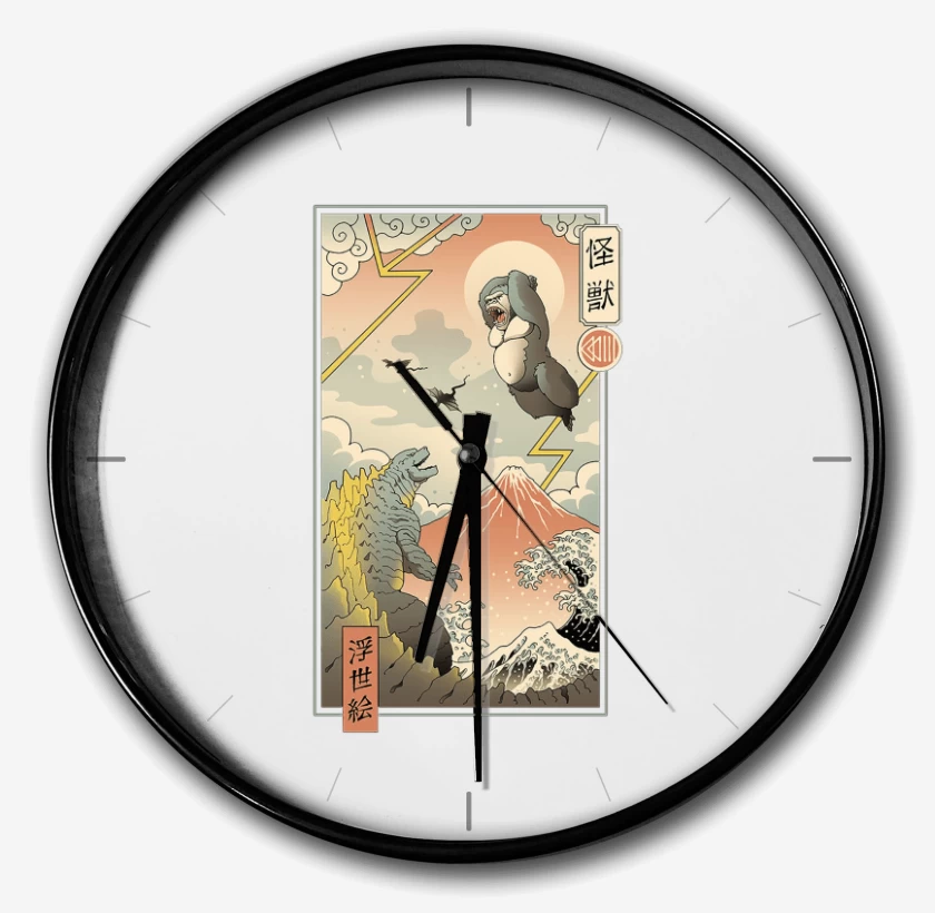 Reloj Blanco de Godzilla vs Kong