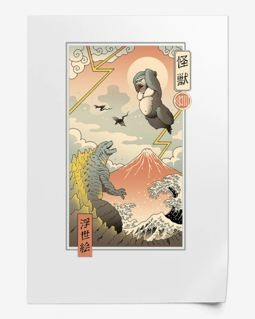 Print Godzilla vs Kong