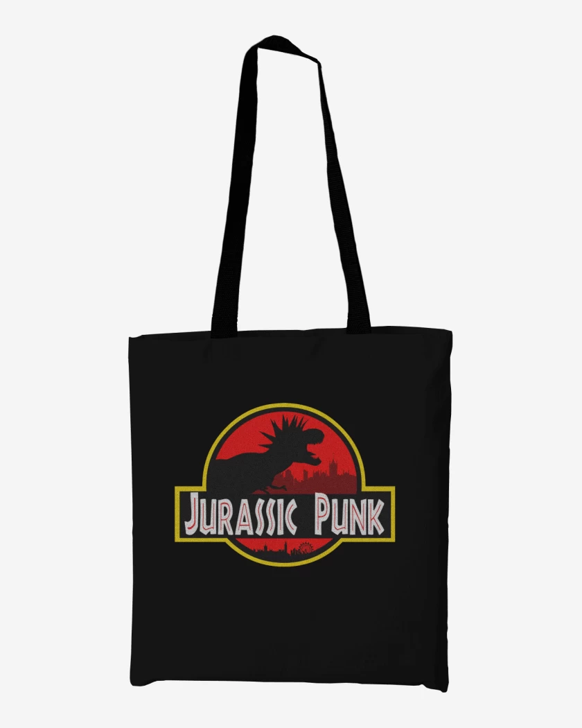 Totebag Negro de Jurassic Punk