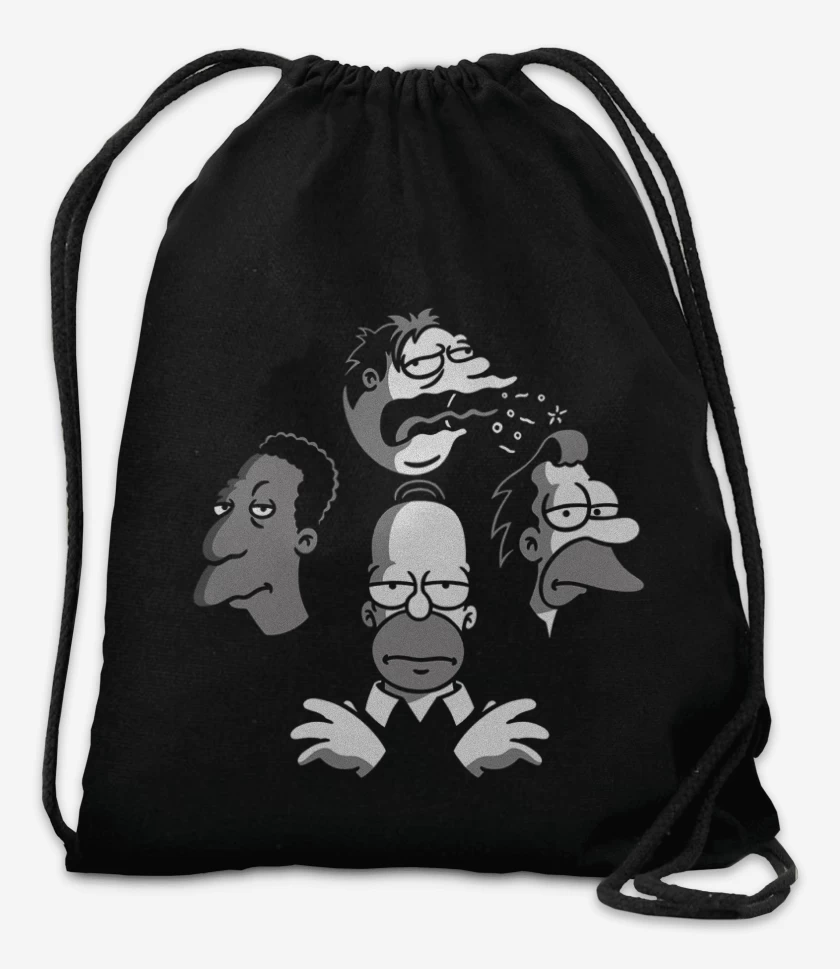 Mochila Negro de Bar de Moe rhapsody