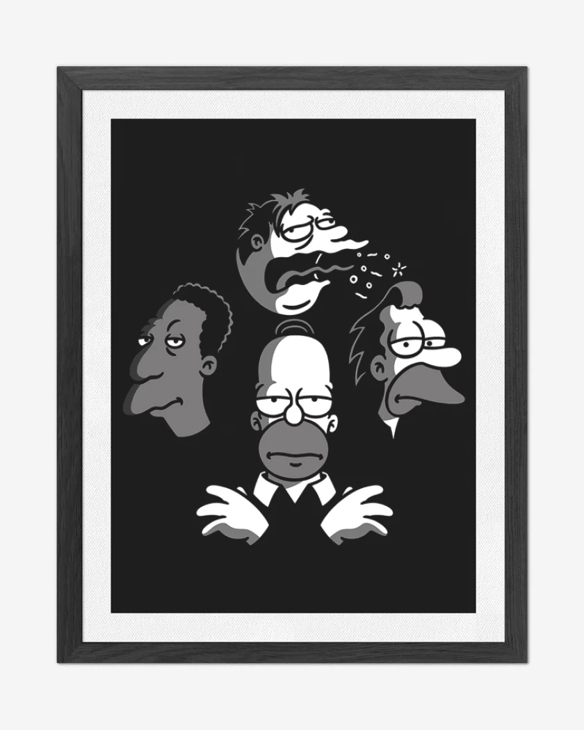 Cuadro decorativo Negro de Bar de Moe rhapsody
