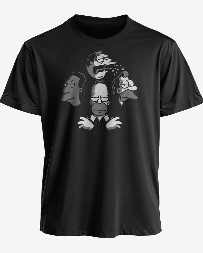 Polera premium Negro de Bar de Moe rhapsody