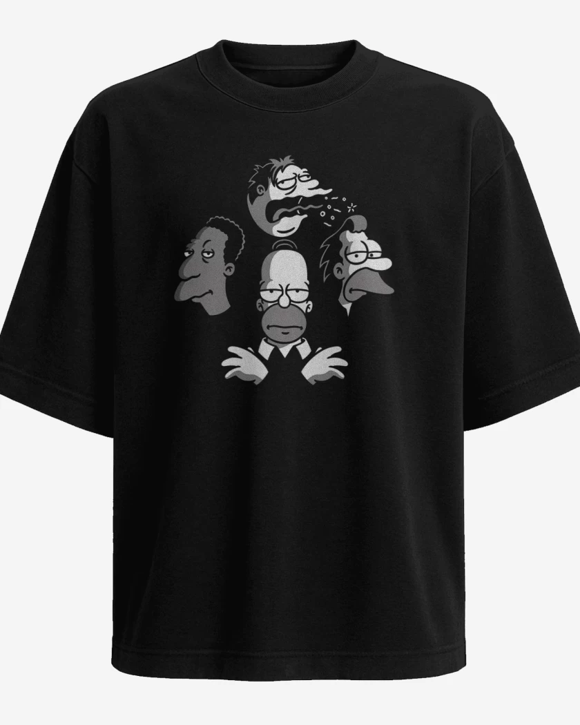 Polera Oversize Bar de Moe rhapsody