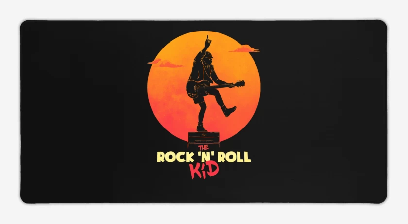 Mouse pad Gamer Angus el chico Rock n roll
