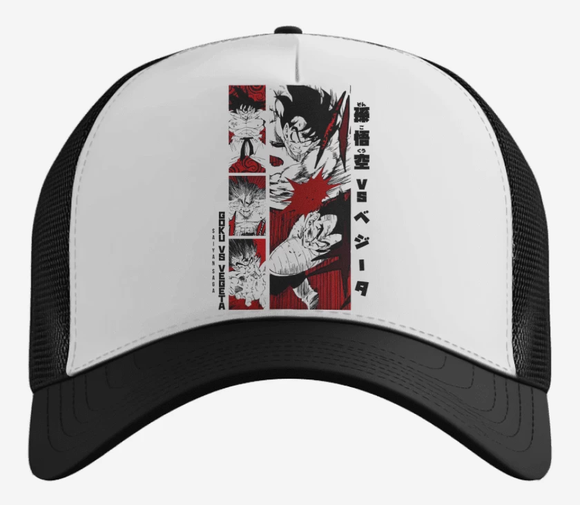 Gorro Blanco de Goku vs Vegeta