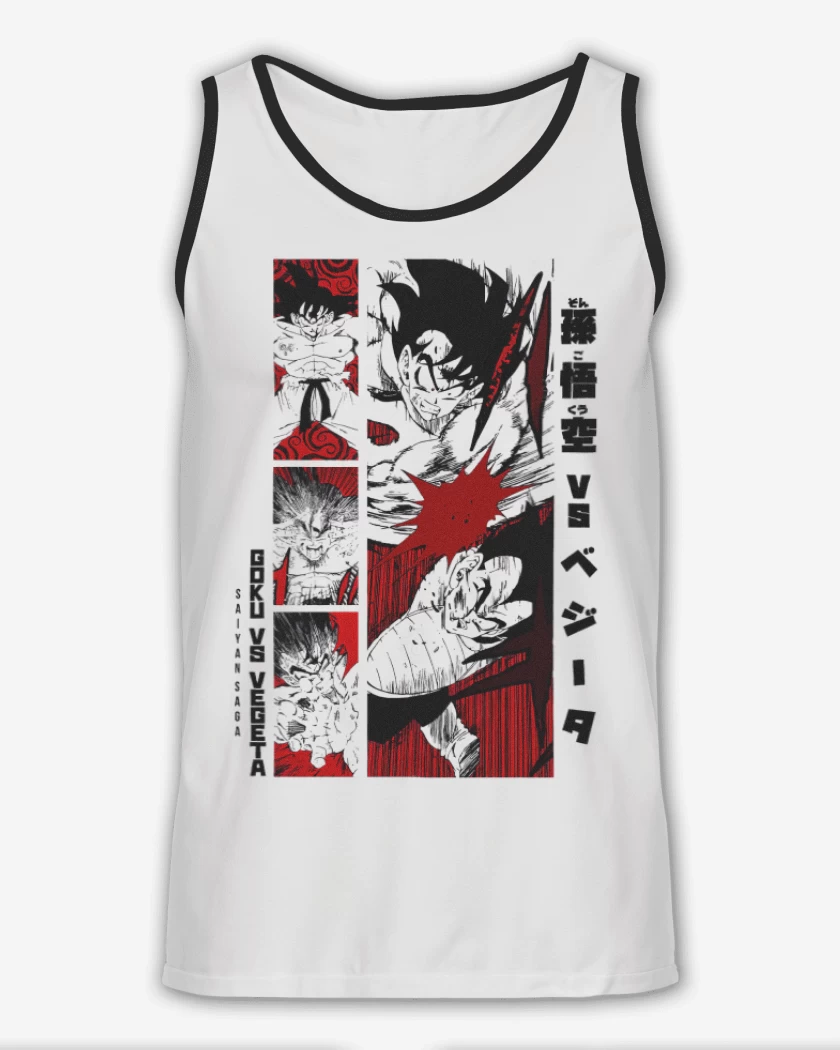 Sudadera Blanco de Goku vs Vegeta