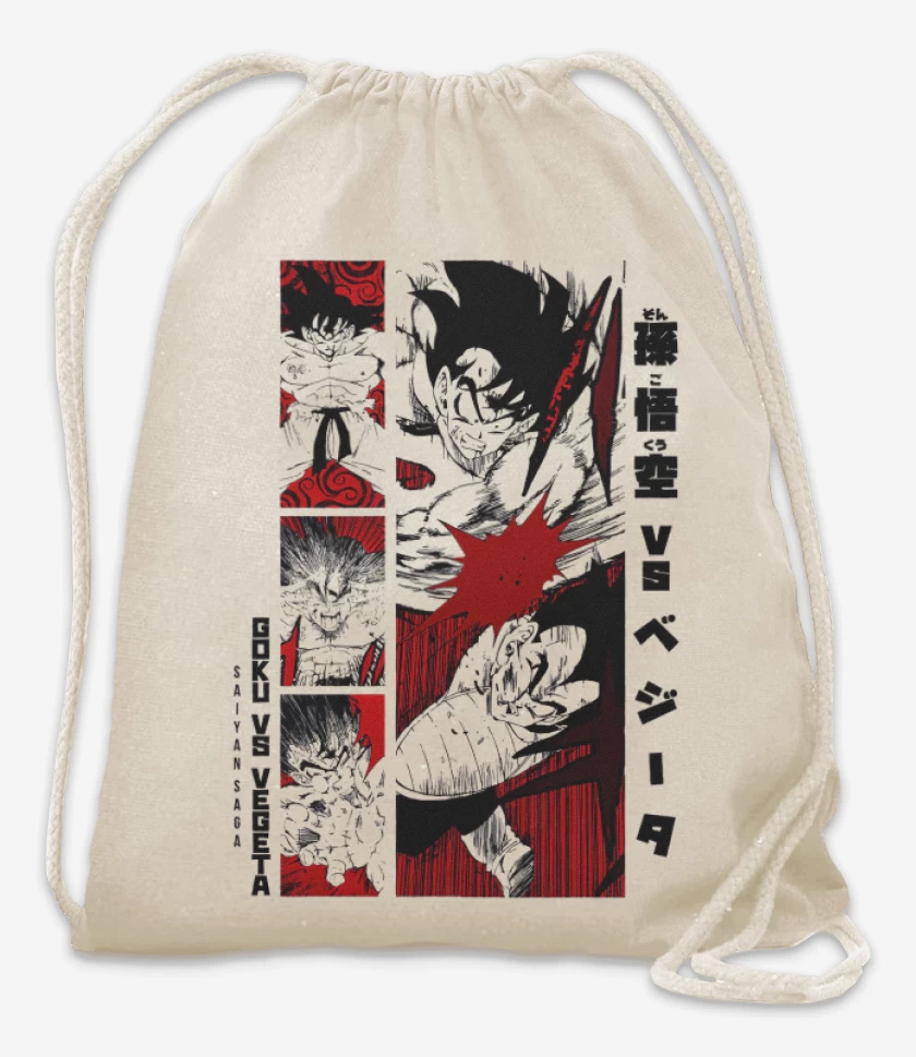 Mochila Blanco de Goku vs Vegeta
