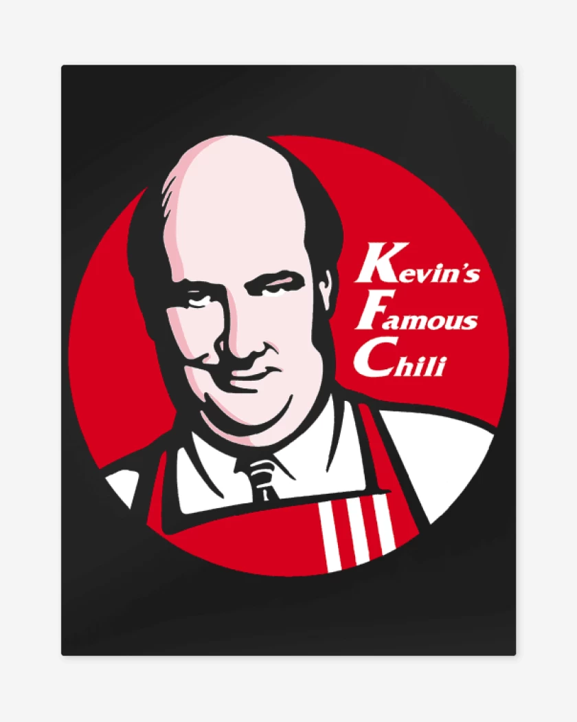 Print metalico El famoso chile de Kevin
