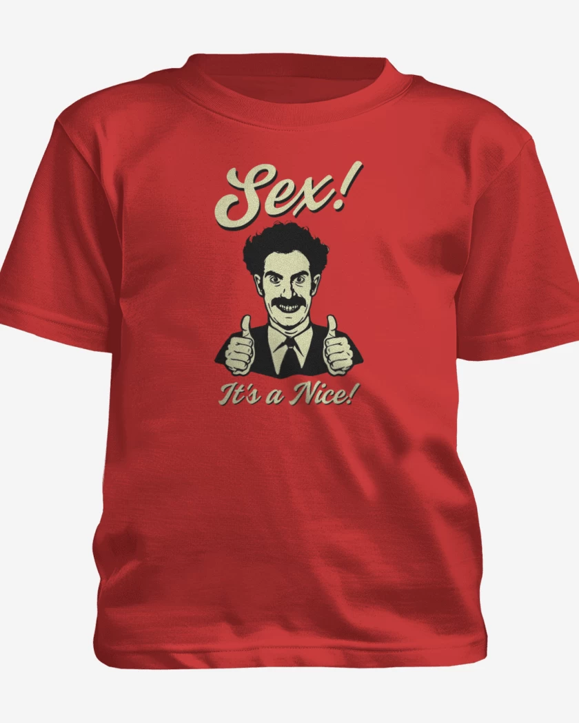 Polera de niño Rojo de Borat