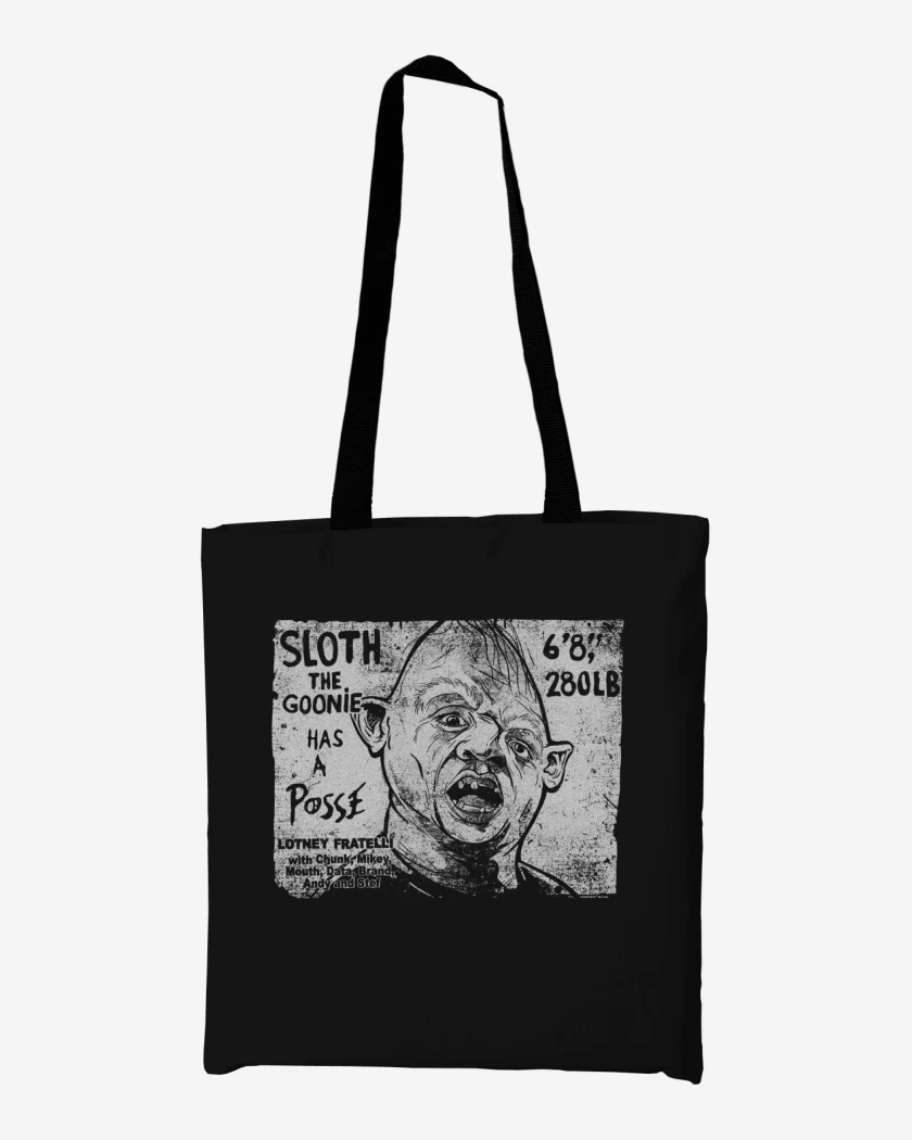 Totebag Negro de Sloth goonies