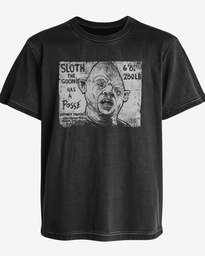 Polera desgastada Sloth goonies