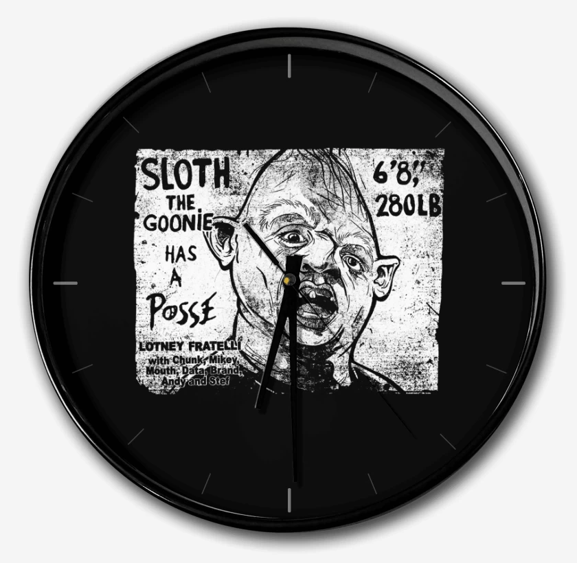 Reloj Negro de Sloth goonies