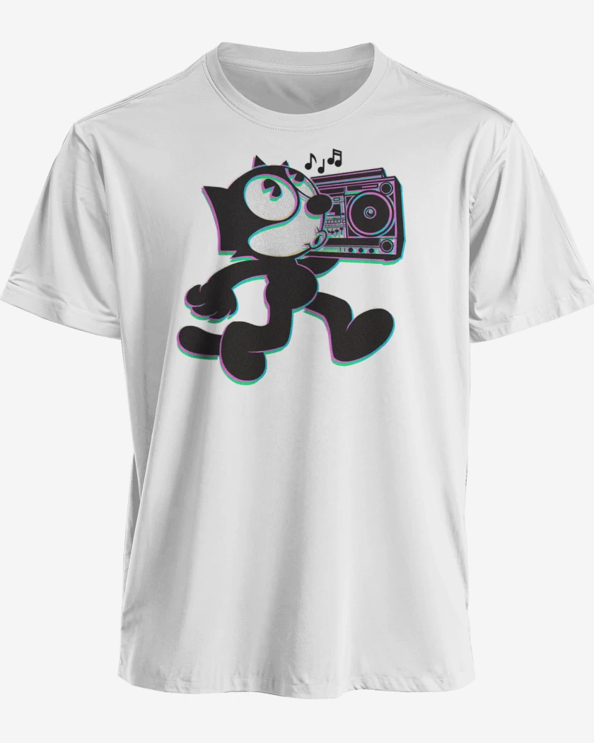 Polera premium Blanco de Felix el ondero