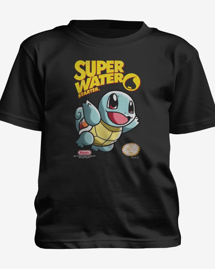 Polera de niño Negro de Super water