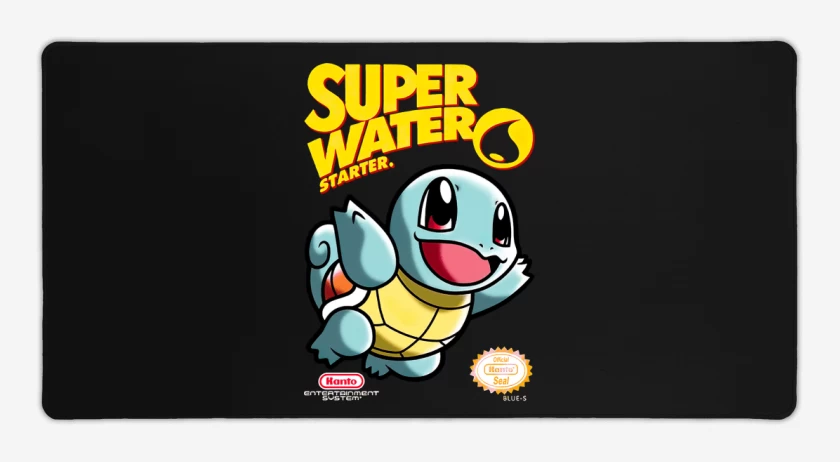Mouse pad Gamer Negro de Super water