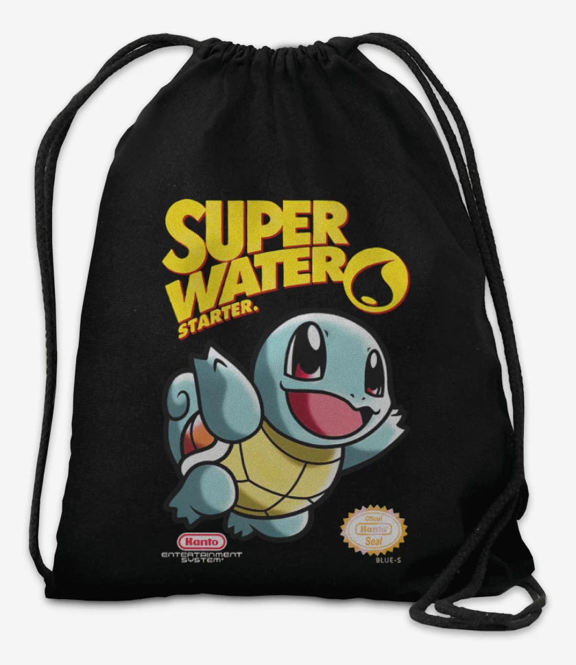 Mochila Negro de Super water