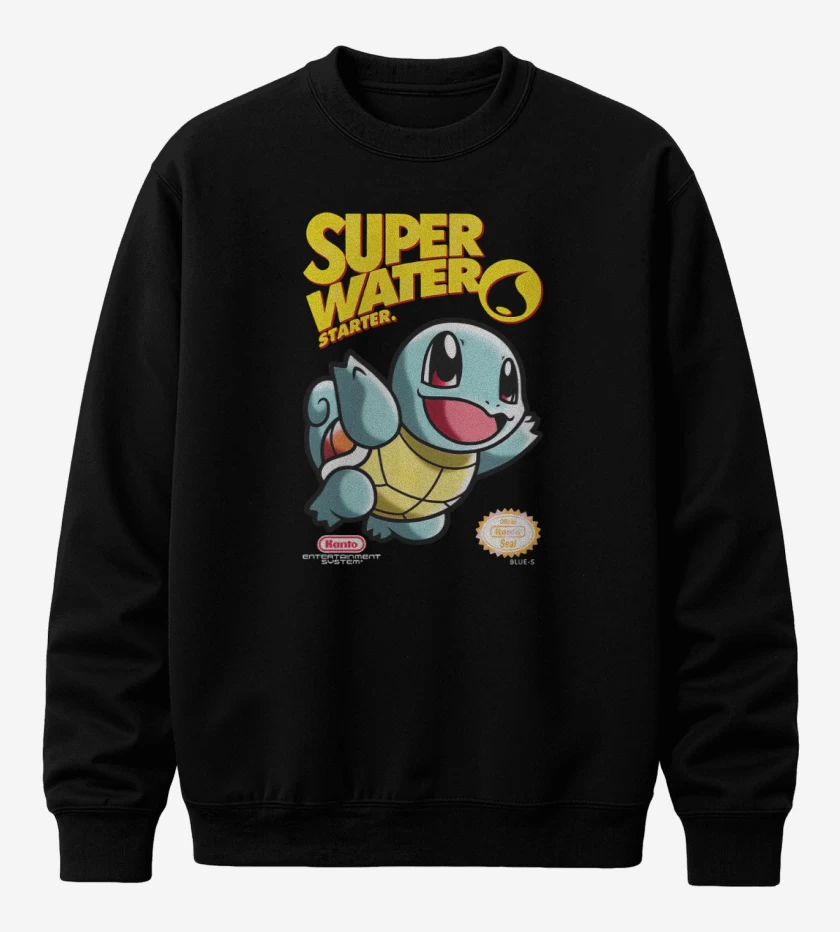 Poleron polo Negro de Super water