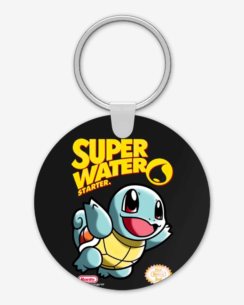 Llavero Negro de Super water