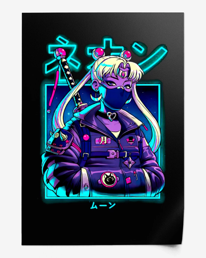 Print Moon girl