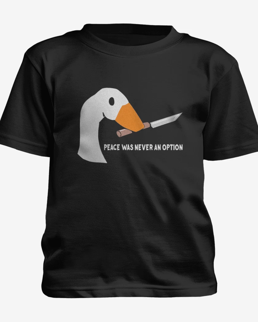 Polera de niño Negro de peace was never an option