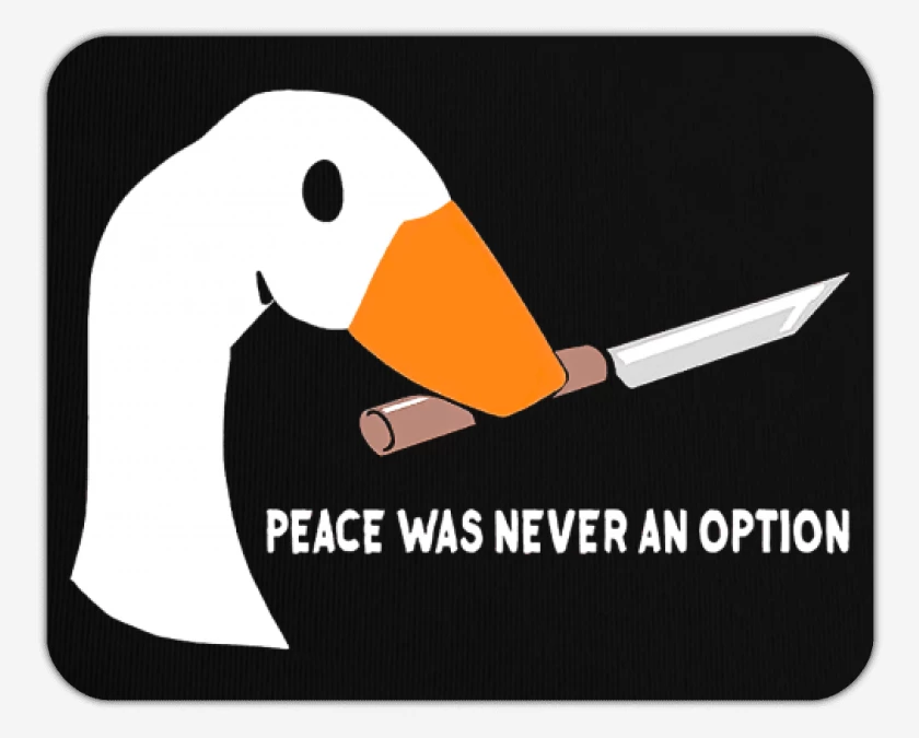 Mousepad peace was never an option