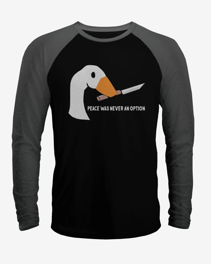 Polera Raglan peace was never an option