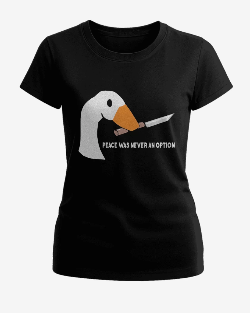 Polera de Mujer Negro de peace was never an option
