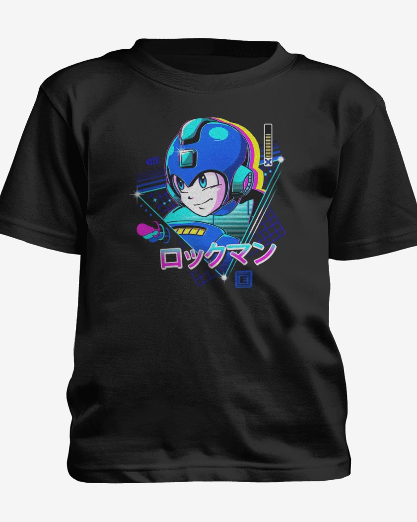 Polera de niño Negro de Mega hombre