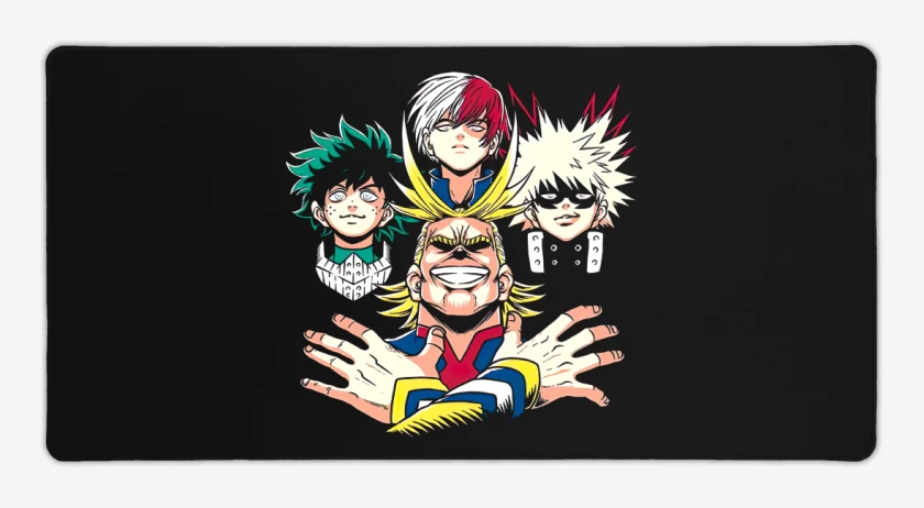 Mouse pad Gamer Negro de Academia Rhapsody