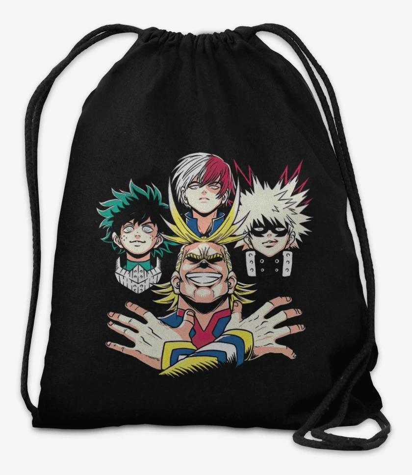 Mochila Negro de Academia Rhapsody