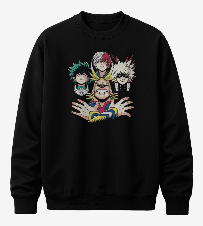 Poleron polo Negro de Academia Rhapsody