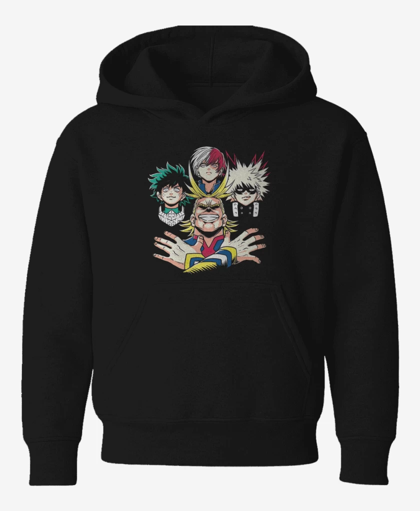Poleron de niño Negro de Academia Rhapsody