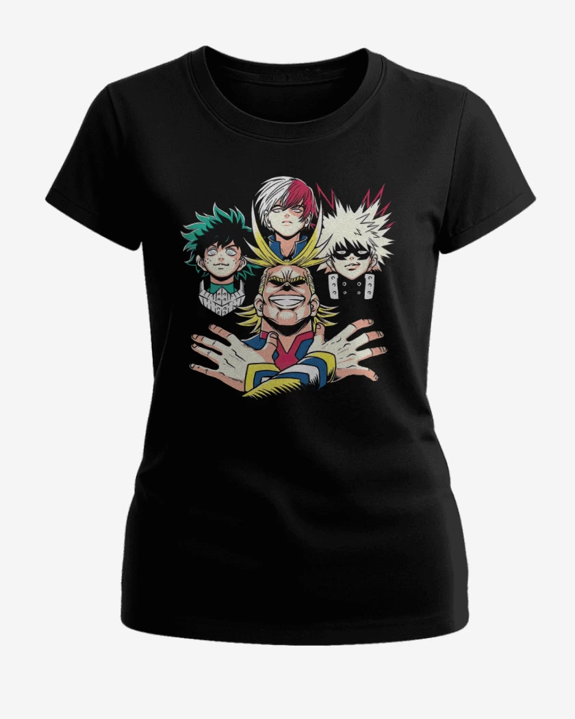 Polera de Mujer Negro de Academia Rhapsody