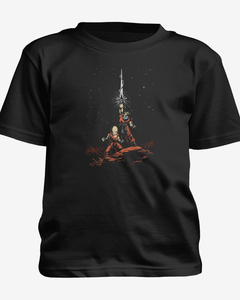 Polera de niño Negro de Los amigos