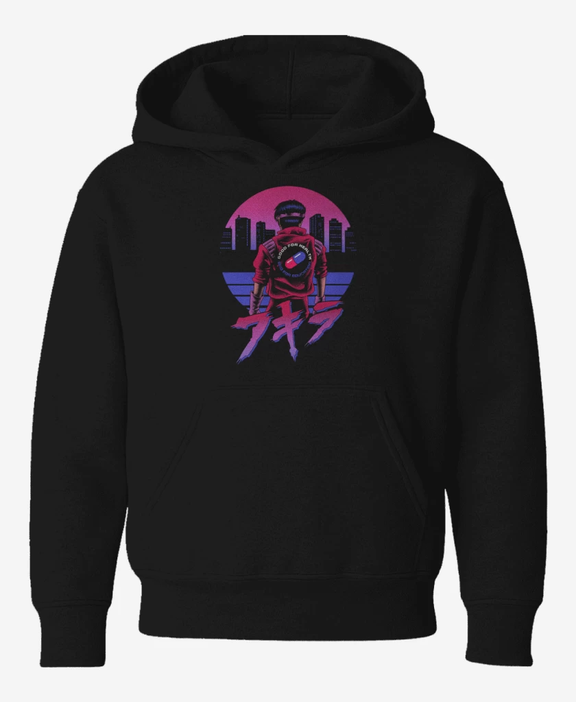 Poleron de niño Negro de Retro Akira